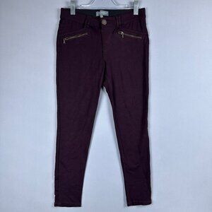 Wit & Wisdom Skinny Jeans Womens Size 8 Mid-Rise Stretch Medium Wash Purple